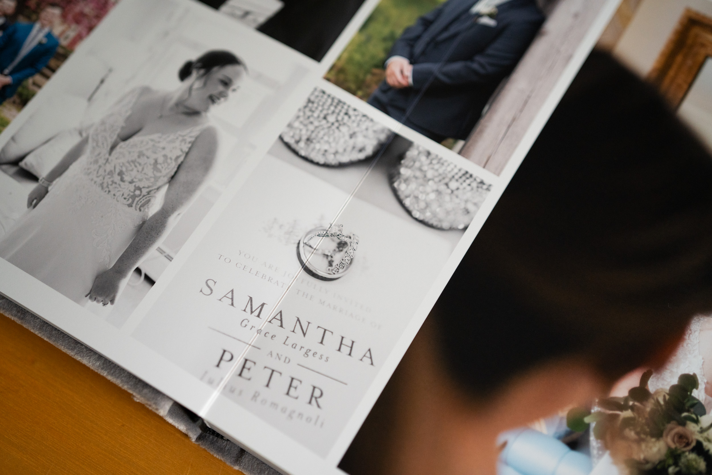 Heirloom wedding albums