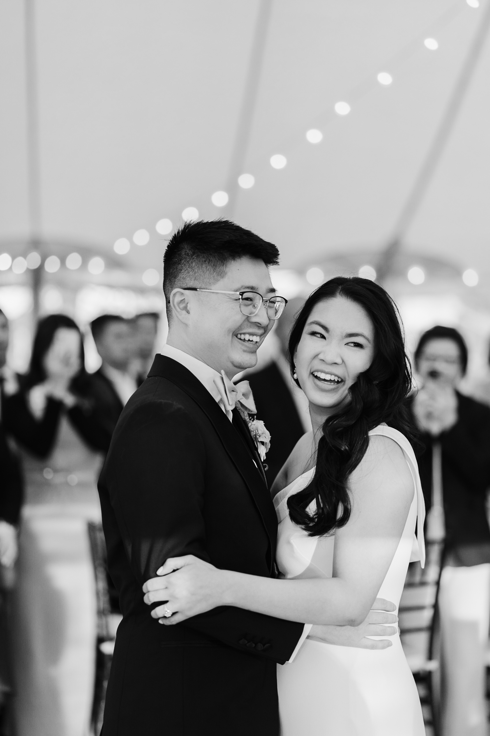 first dance at connemara house under the tent