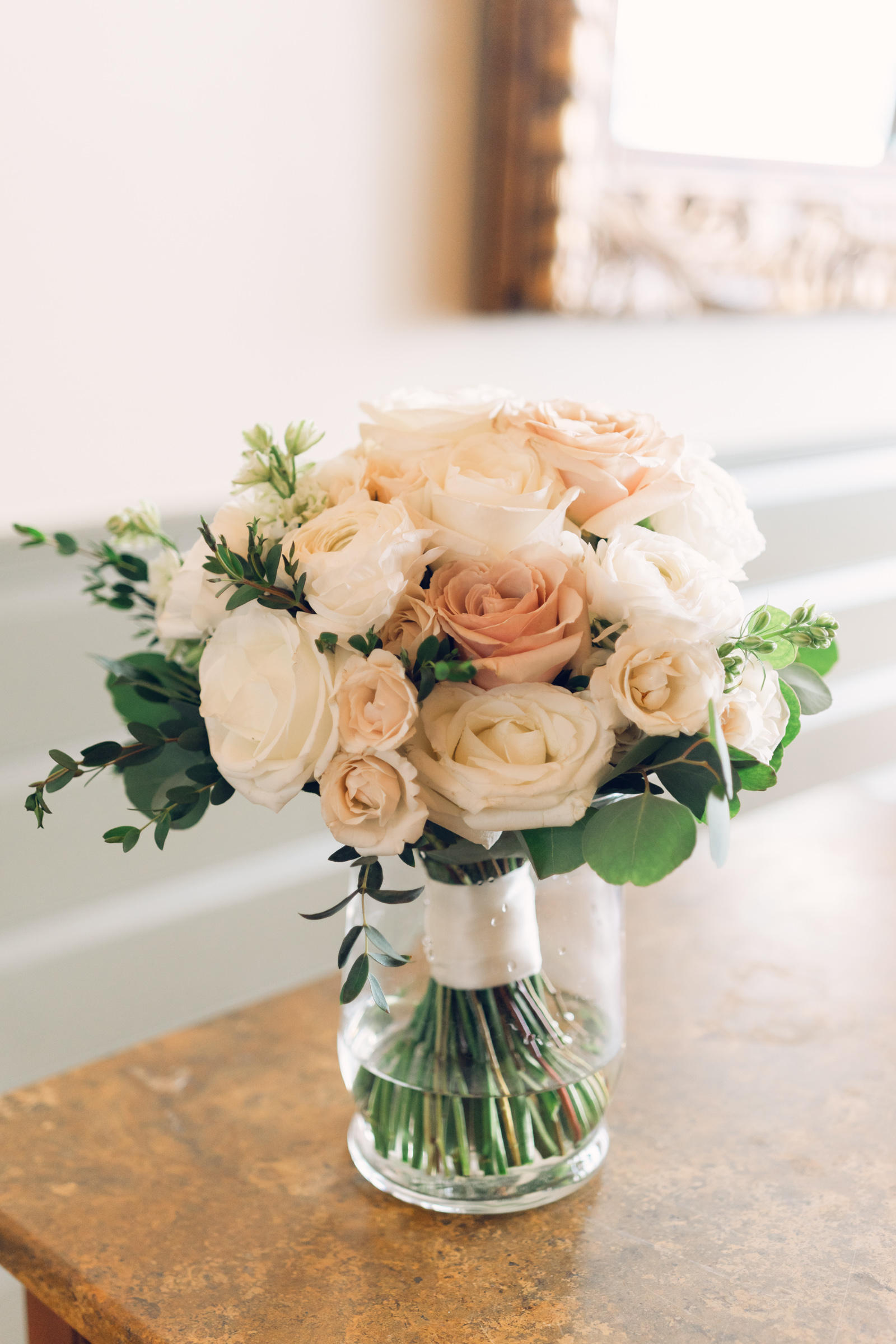 wedding bouquet during Vermont Wedding at The Jewel at Mountain Top Inn
