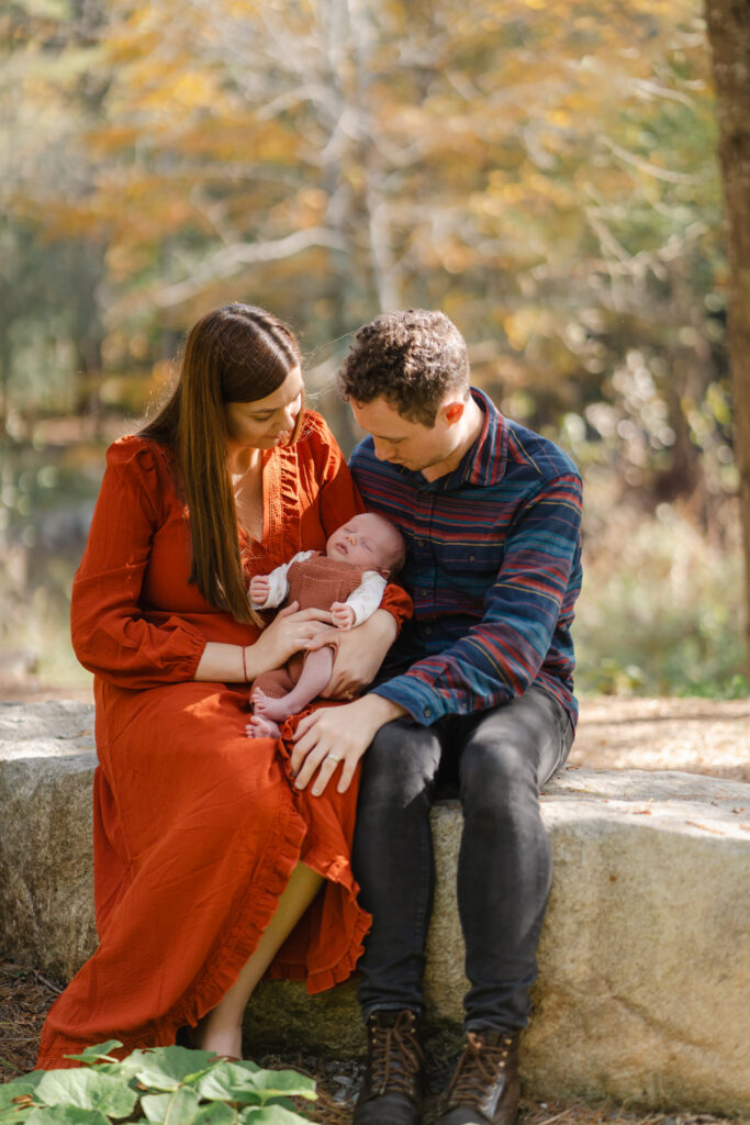 autumn photo session at mink brook in hanover nh