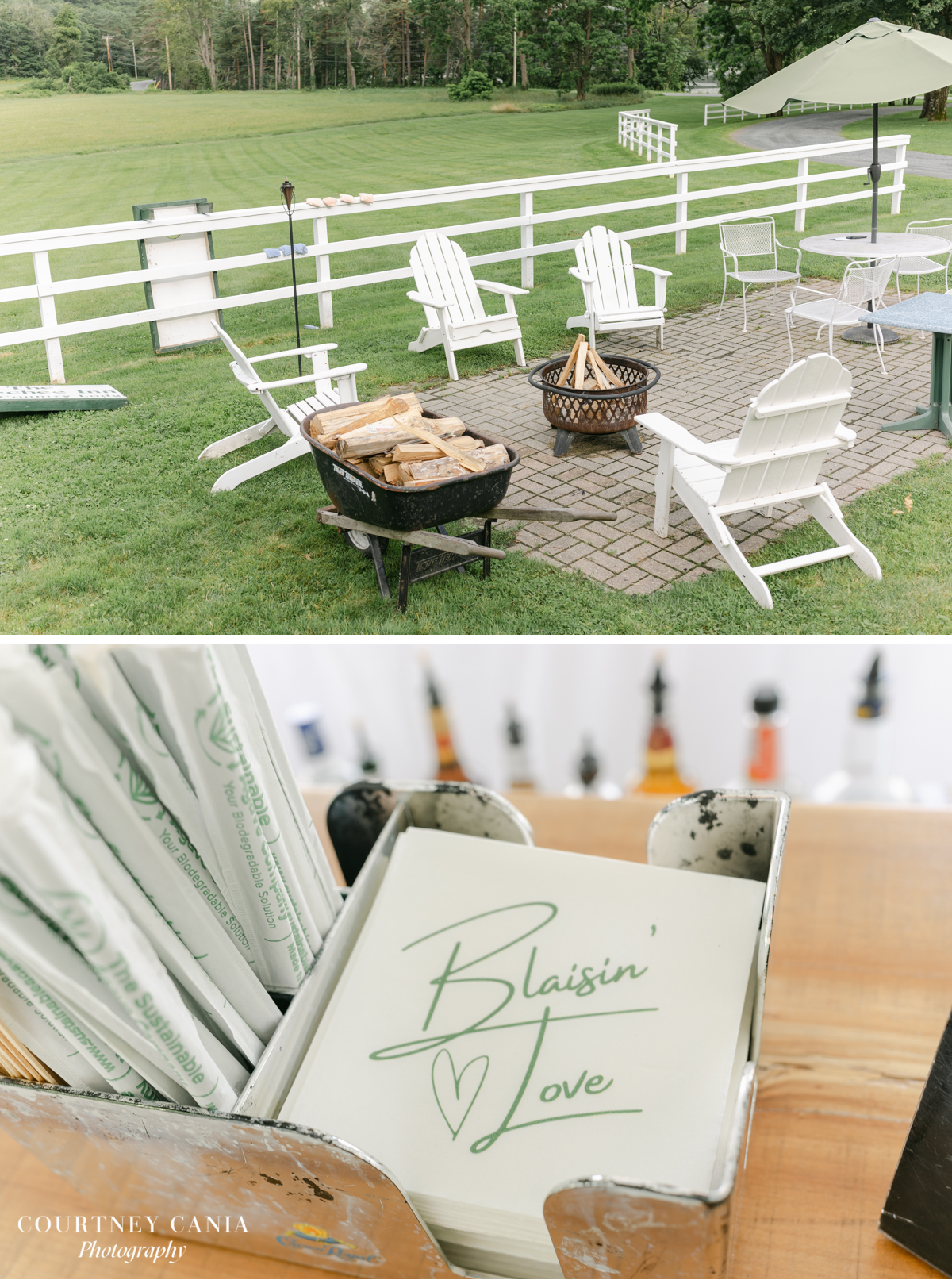 lawn games and cocktail details
