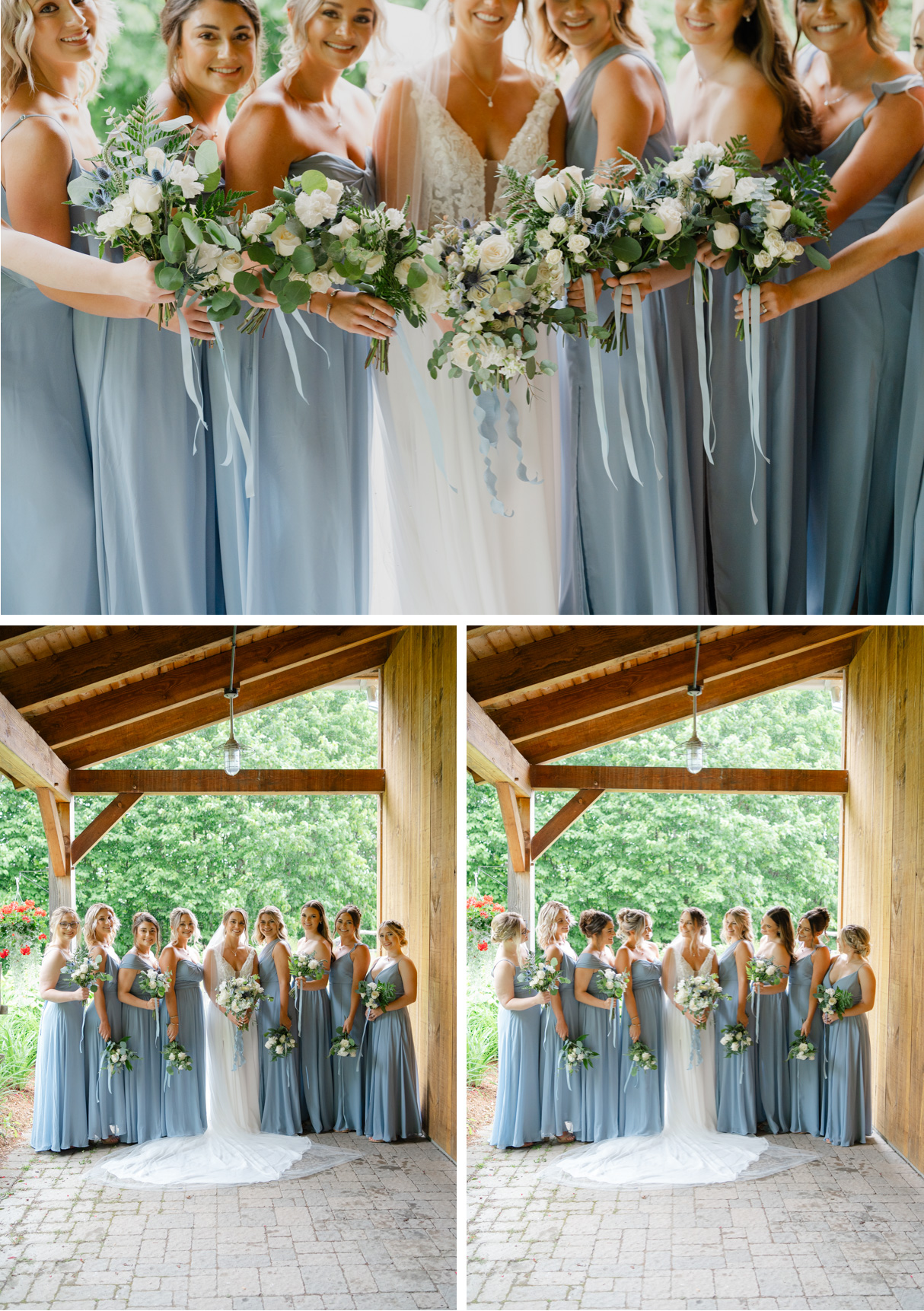 Vermont wedding at Jay Peak, bridesmaid portraits