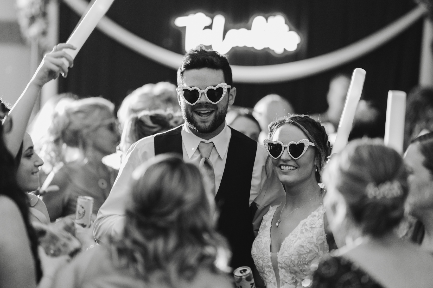 Vermont wedding at Jay Peak, reception party
