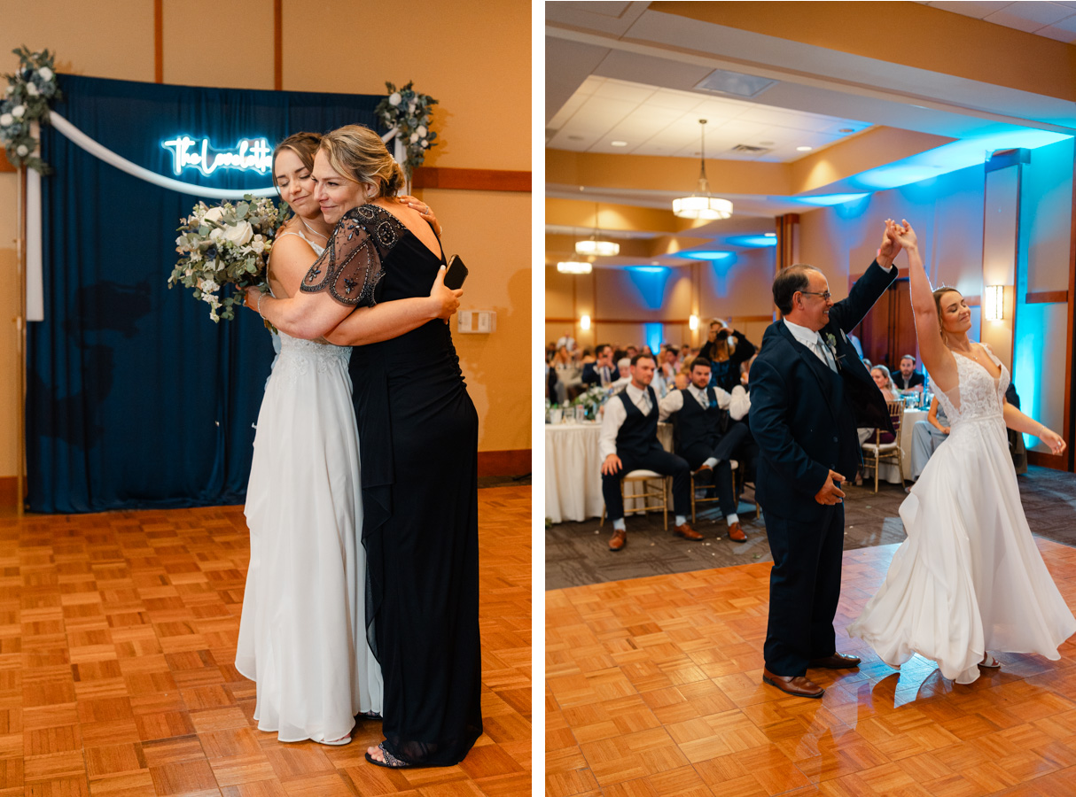 Vermont wedding at Jay Peak, parent dances