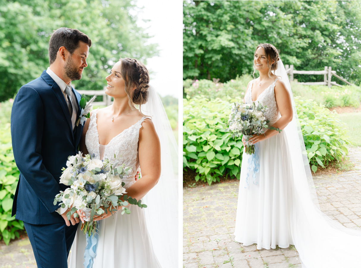 Vermont wedding at Jay Peak, bride and groom