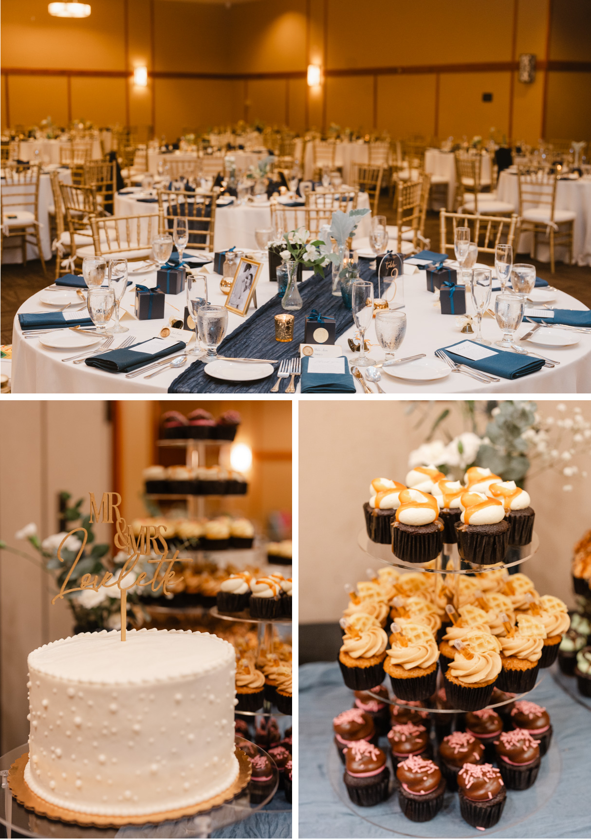 Vermont wedding at Jay Peak, reception details and treats