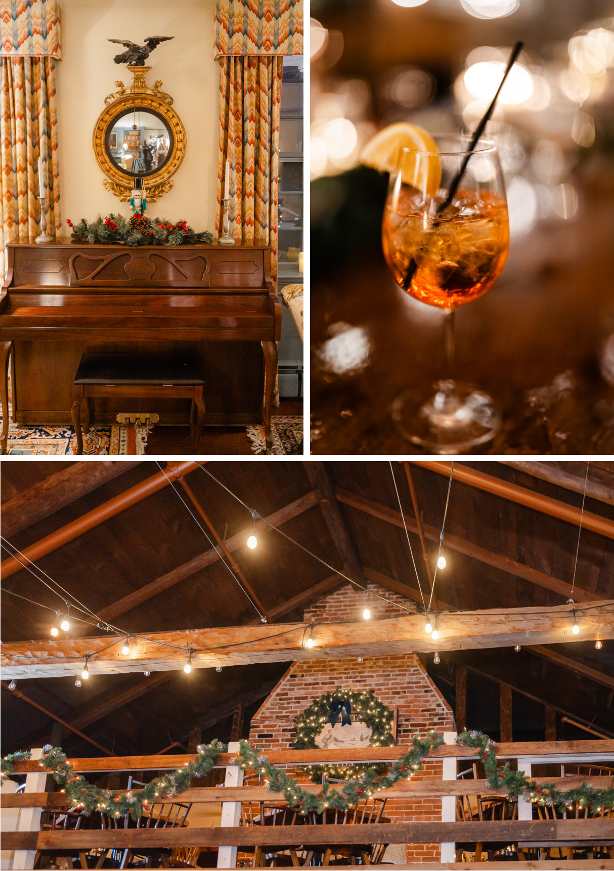 Vermont Christmas Wedding at Grafton Inn - christmas festive details