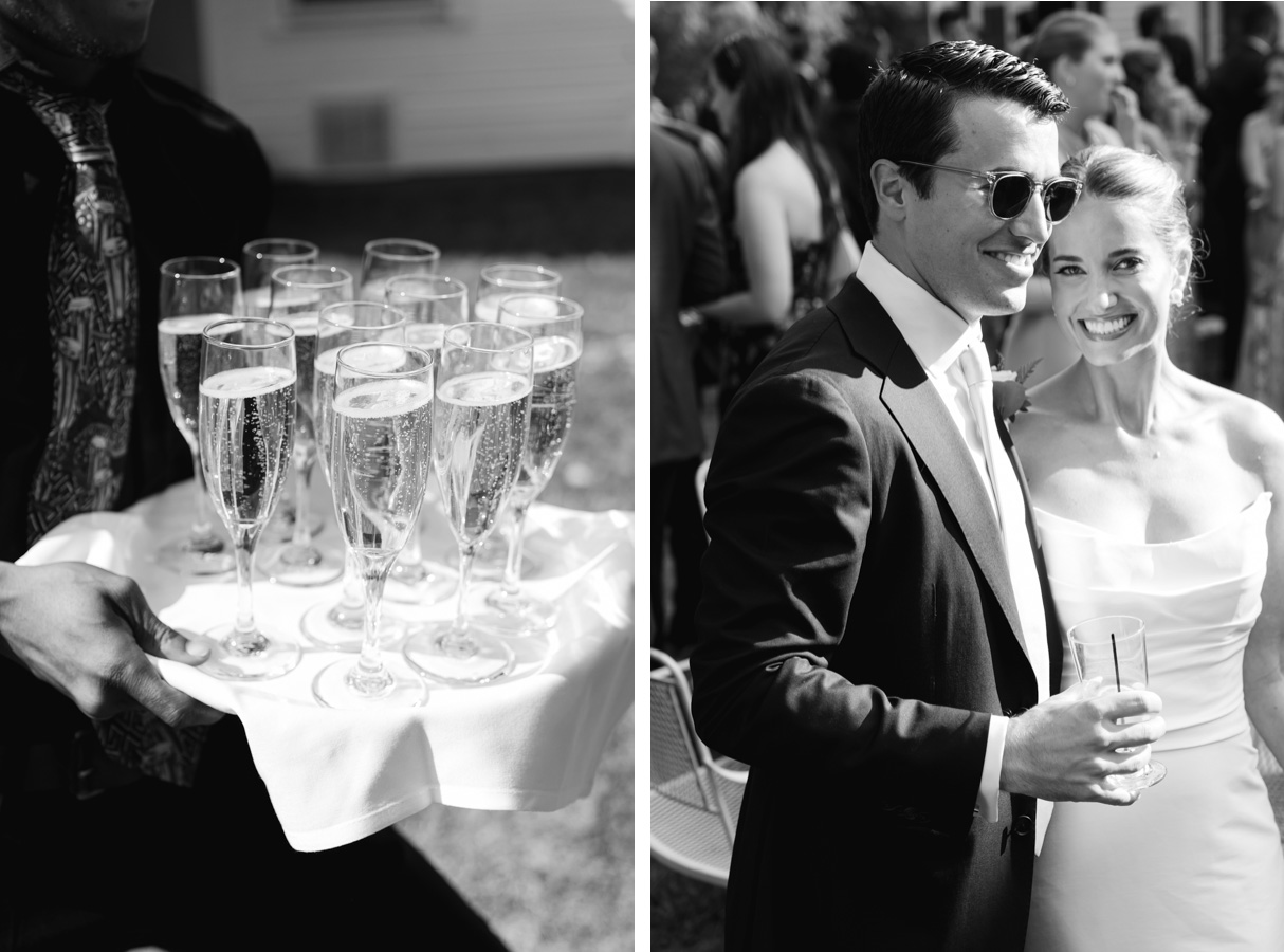 vermont wedding at the quechee inn - cocktail hour