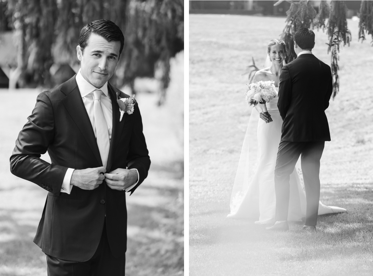vermont wedding at the quechee inn - first look