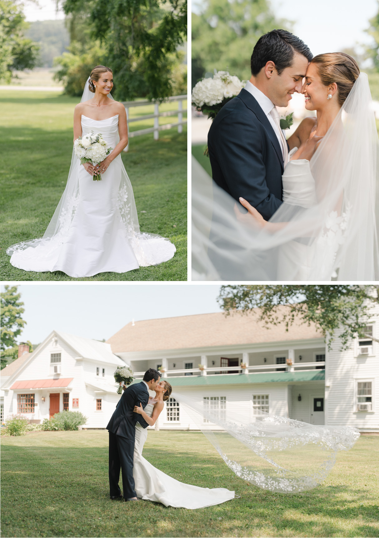 vermont wedding at the quechee inn - pre ceremony portraits
