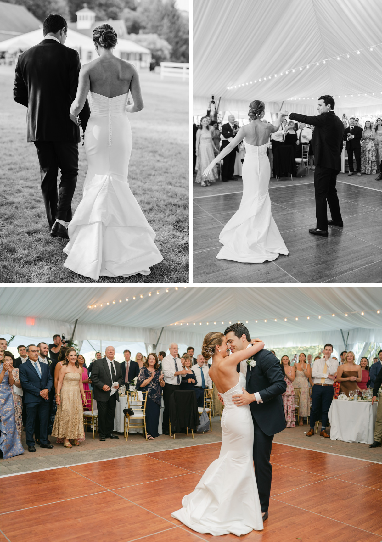 vermont wedding at the quechee inn - reception