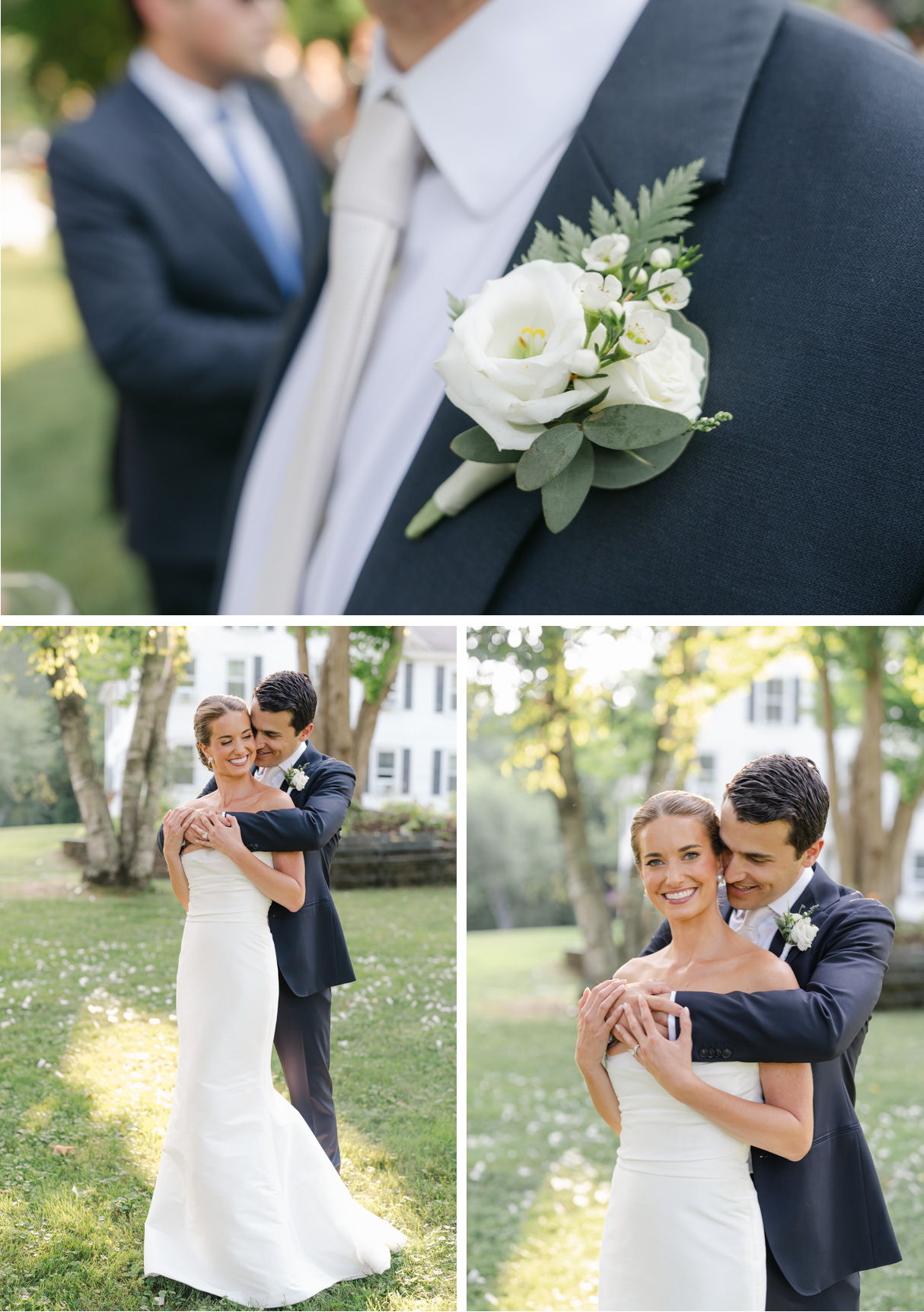 vermont wedding at the quechee inn - golden hour closeup portraits