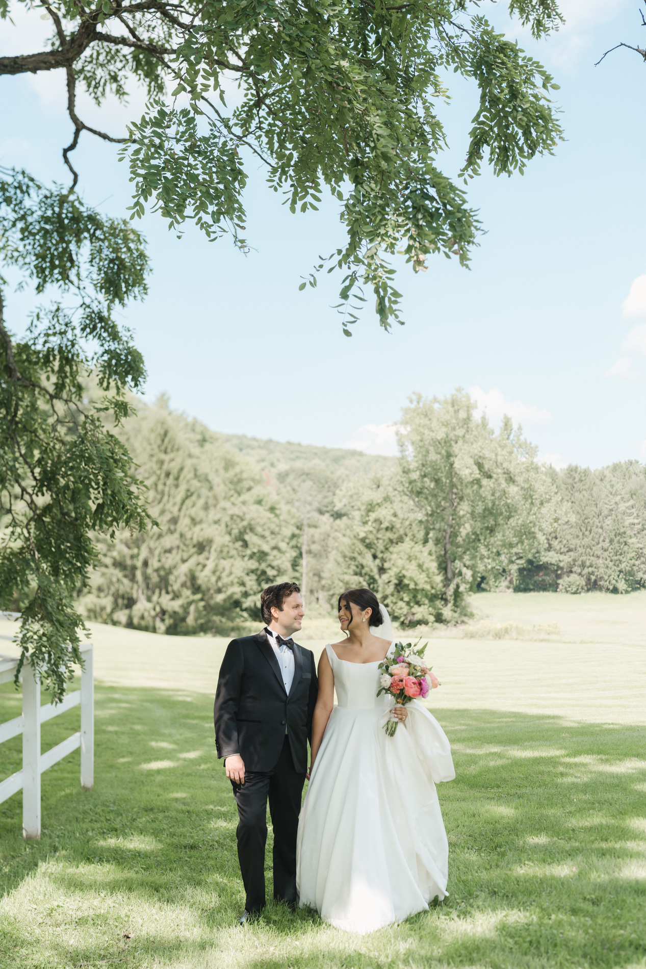 Quechee Inn Wedding - bride and groom