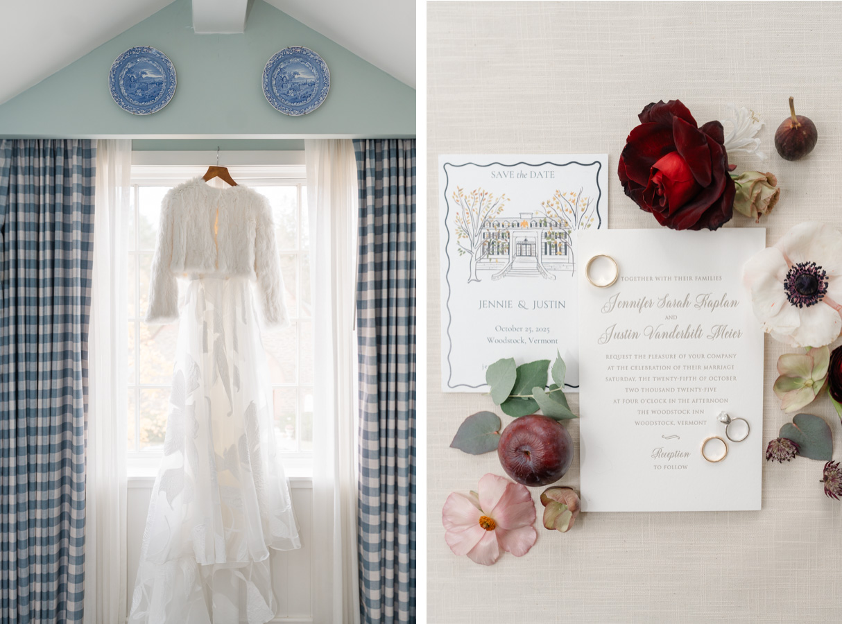 Woodstock Inn Vermont Wedding - bridal details
