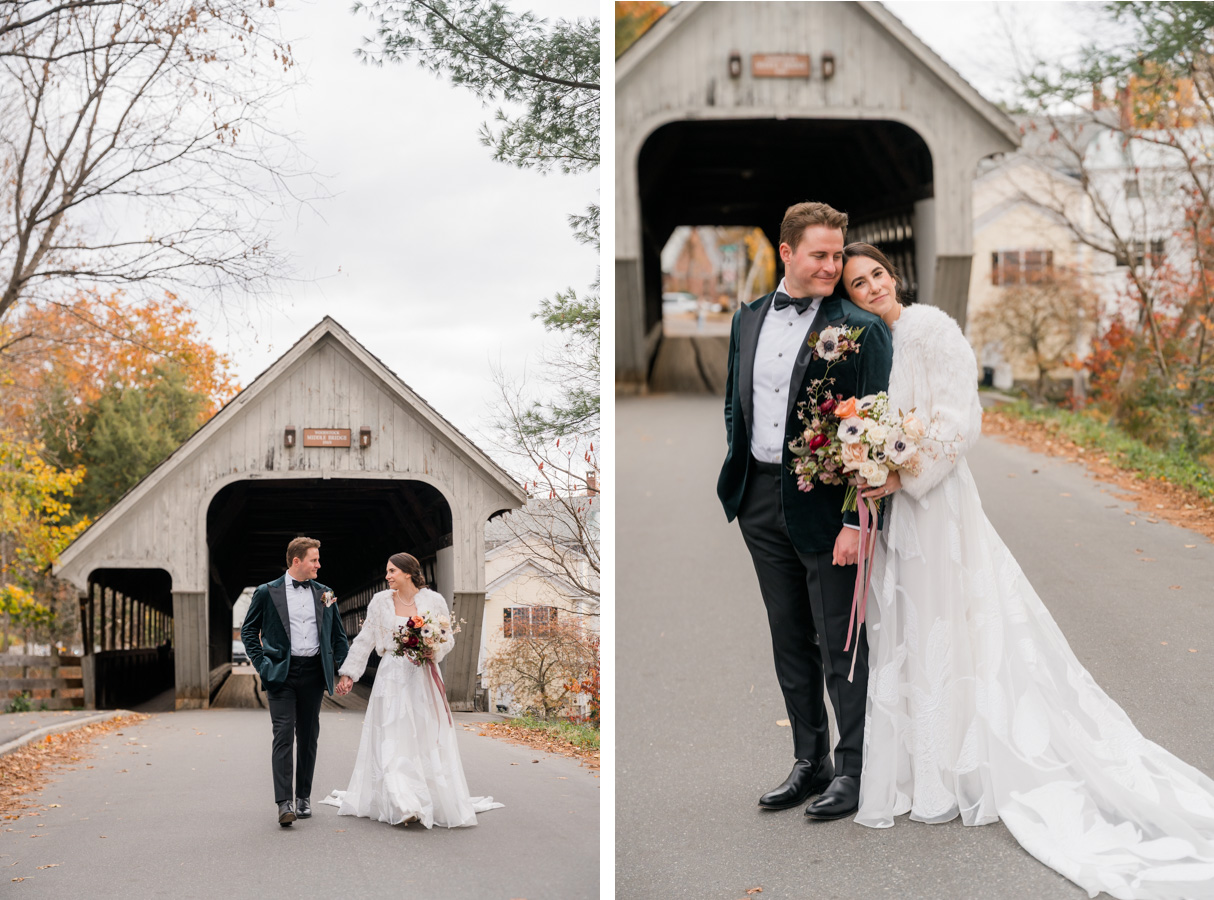 Woodstock Inn Vermont Wedding - backside of bridge