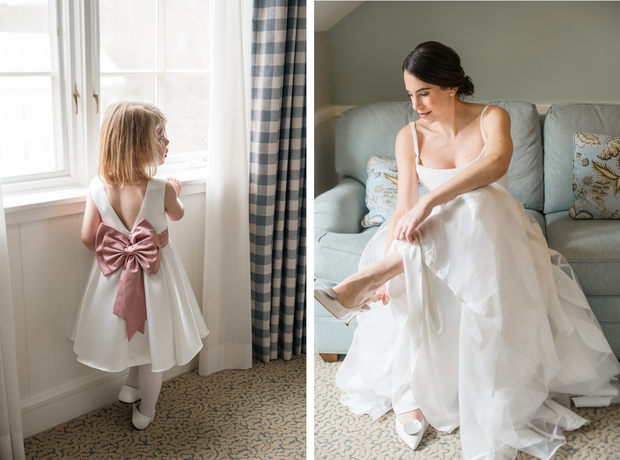 Woodstock Inn Vermont Wedding - getting ready