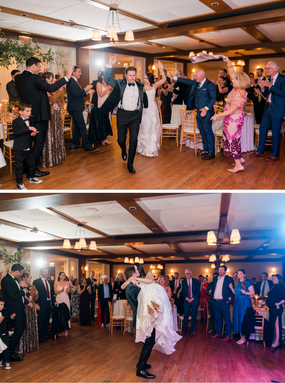 Woodstock Inn Vermont Wedding - start of reception