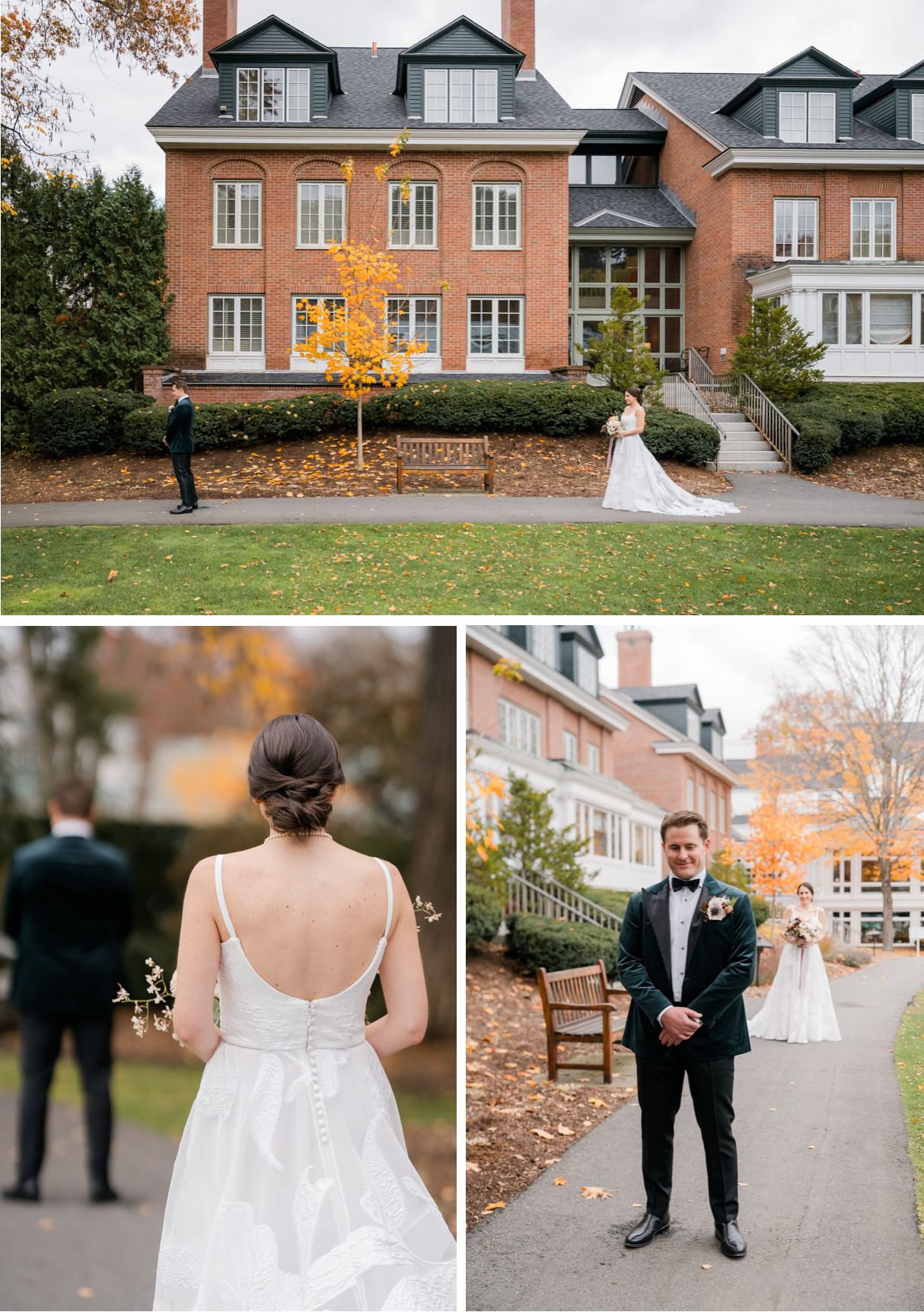 Woodstock Inn Vermont Wedding - first look