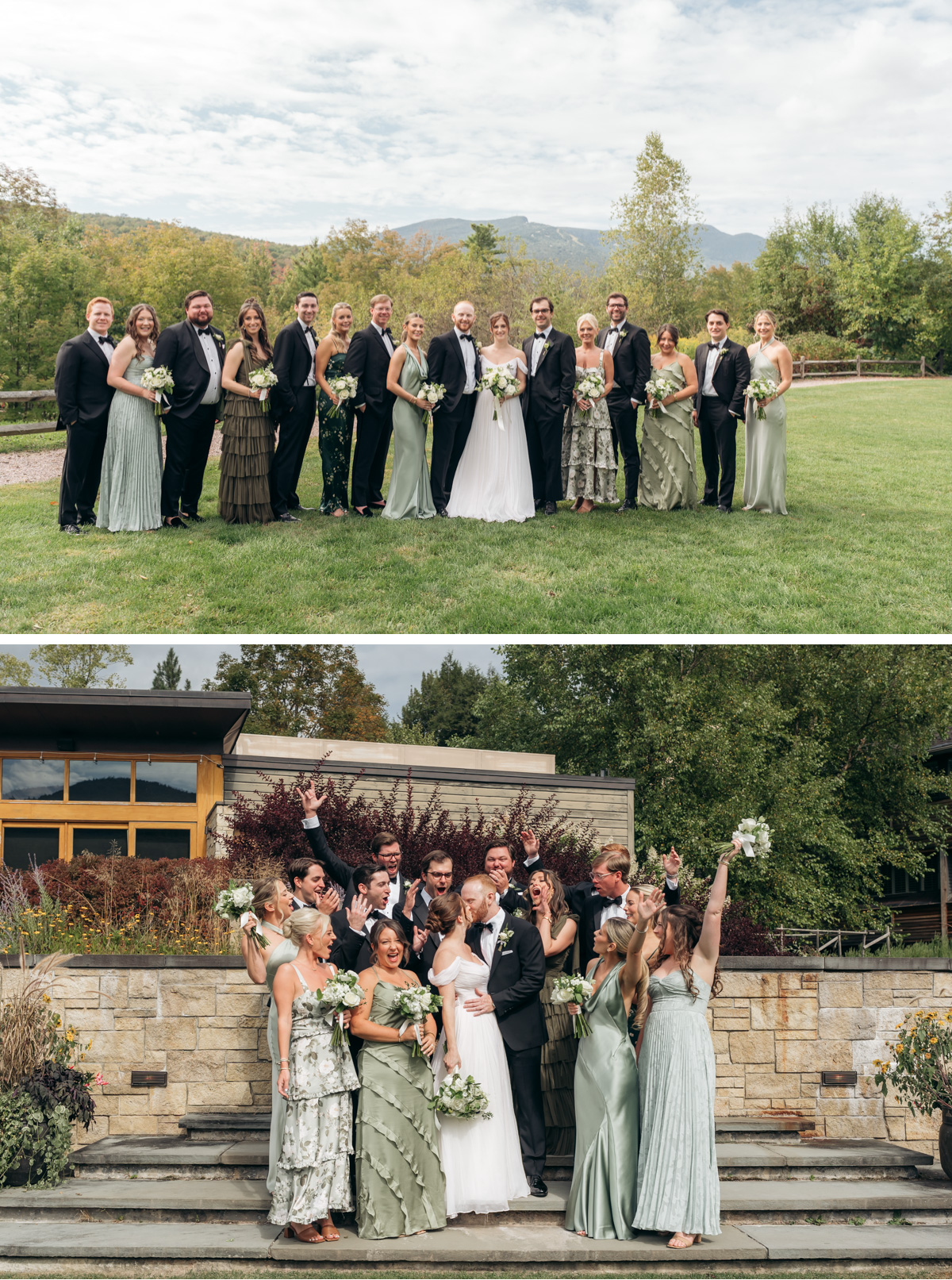 Topnotch Resort Wedding - wedding party