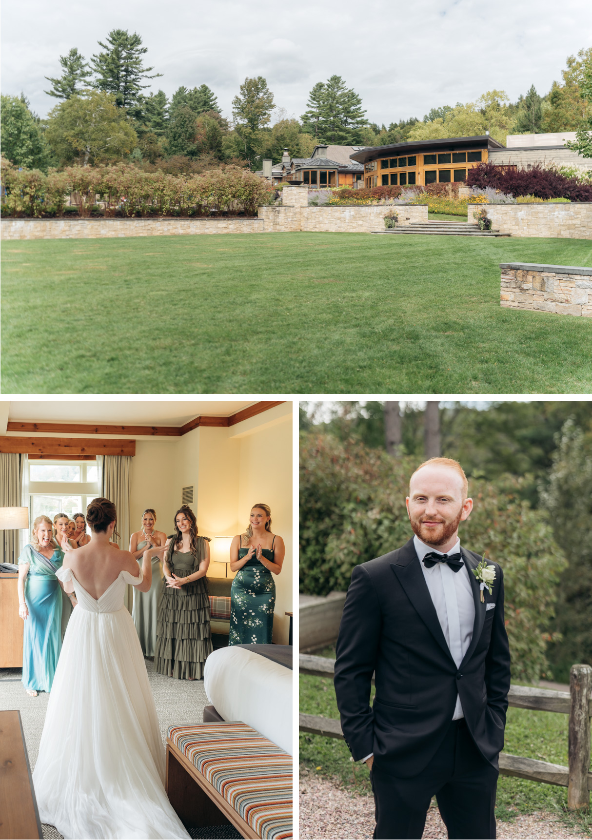 Topnotch Resort Wedding - backside of topnotch resort