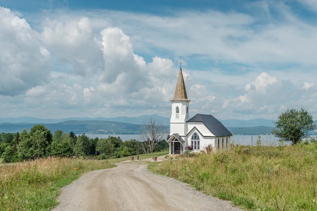Chapel at Barn at the Top of the World wedding venue