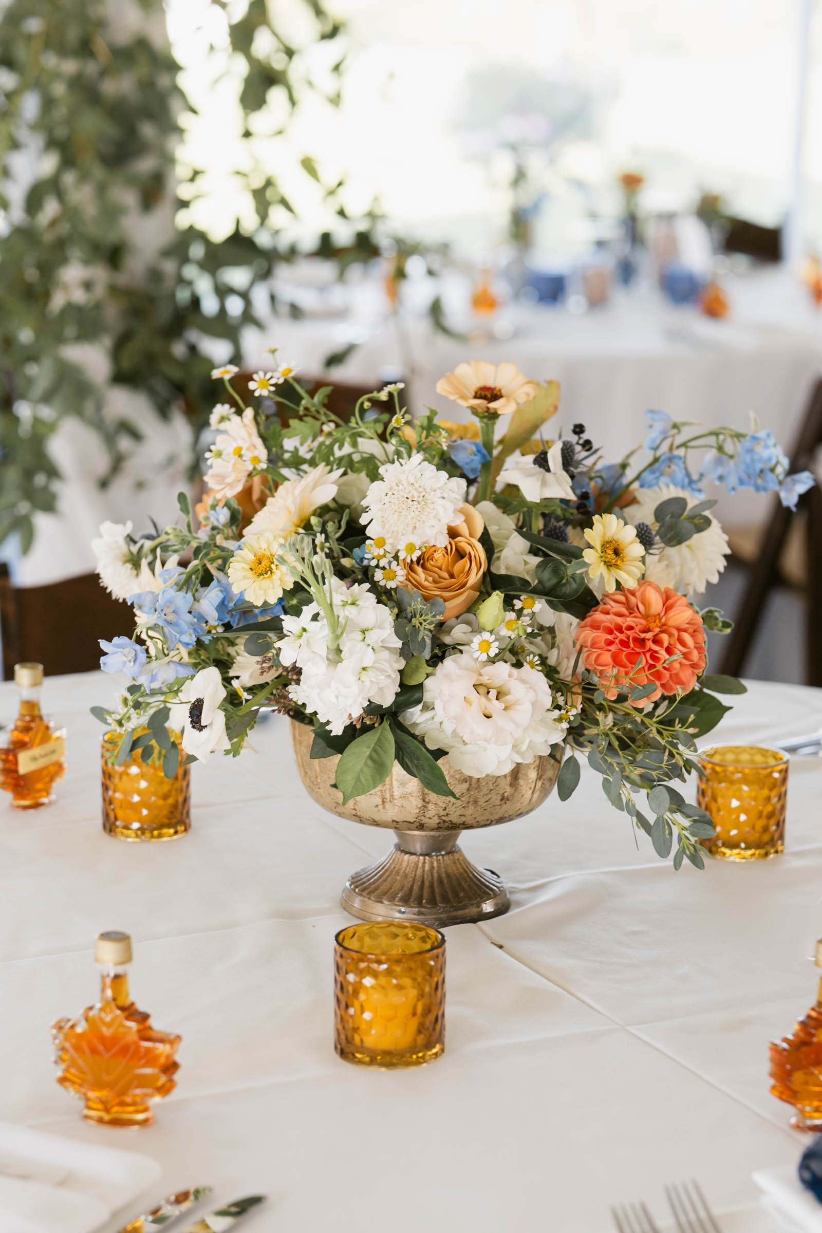 Wedding centerpiece - Trapp Family Lodge