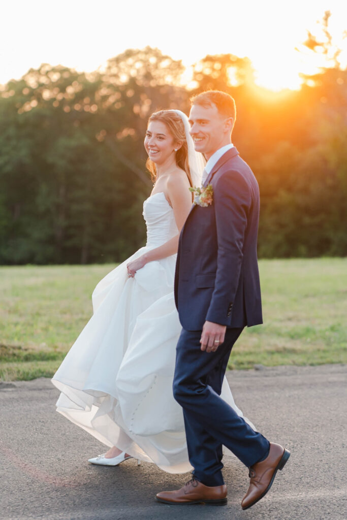 Harrington Farm Wedding - golden hour portrait