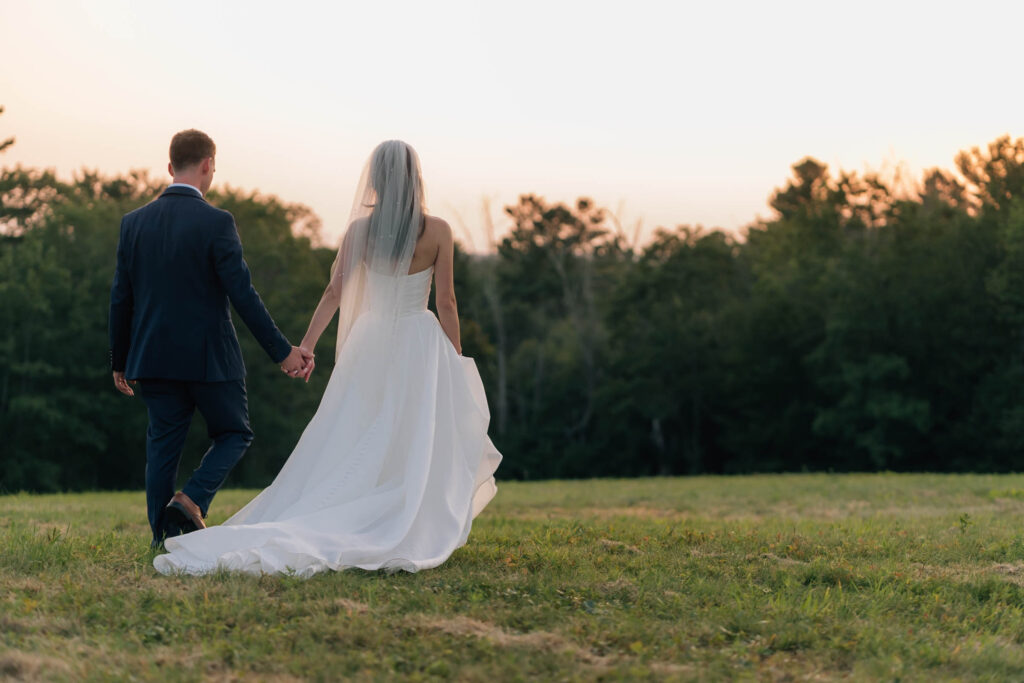 Harrington Farm Wedding - golden hour portrait