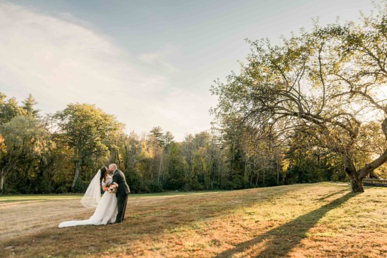 Westbrook Inn - romantic dip and kiss at golden hour