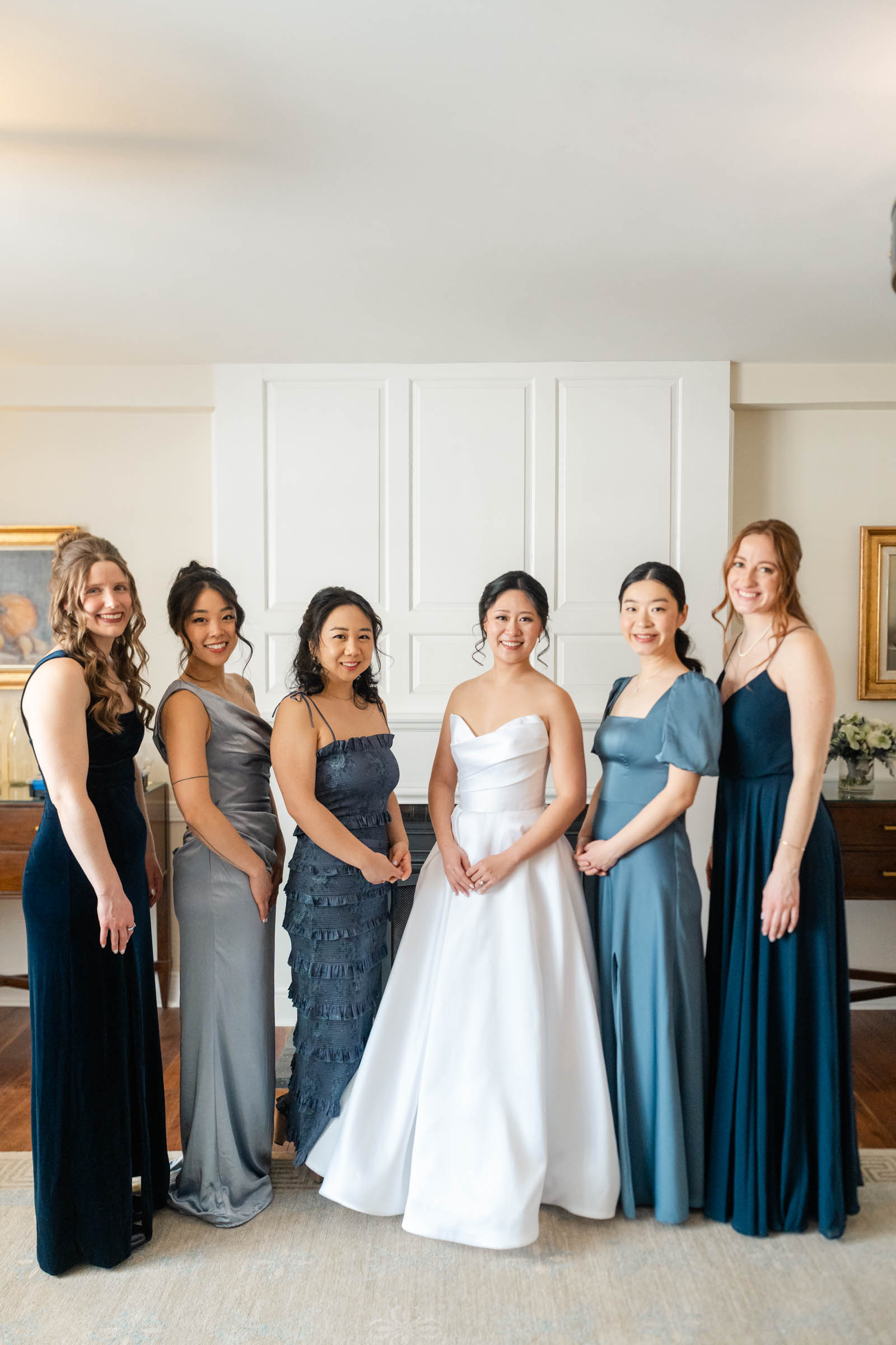 Woodstock Inn Winter Wedding - bridesmaids